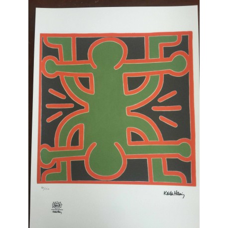 Keith Haring  Litografia 50x70 cm  con certificato