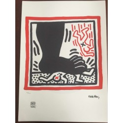 Keith Haring  Litografia 50x70 cm  con certificato