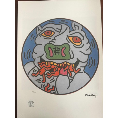 Keith Haring  Litografia 50x70 cm  con certificato