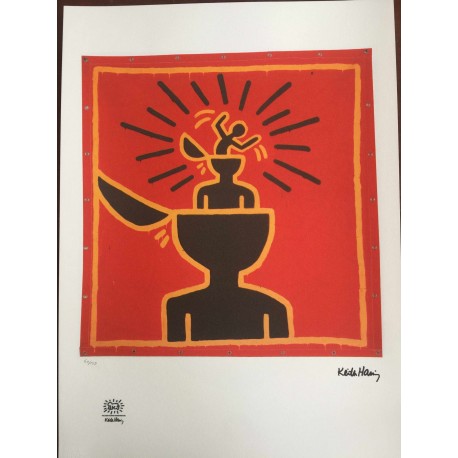 Keith Haring  Litografia 50x70 cm  con certificato