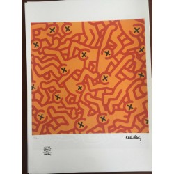 Keith Haring  Litografia 50x70 cm  con certificato