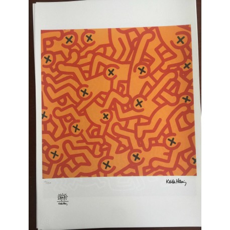 Keith Haring  Litografia 50x70 cm  con certificato