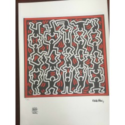 Keith Haring  Litografia 50x70 cm  con certificato