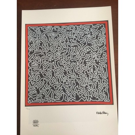 Keith Haring  Litografia 50x70 cm  con certificato