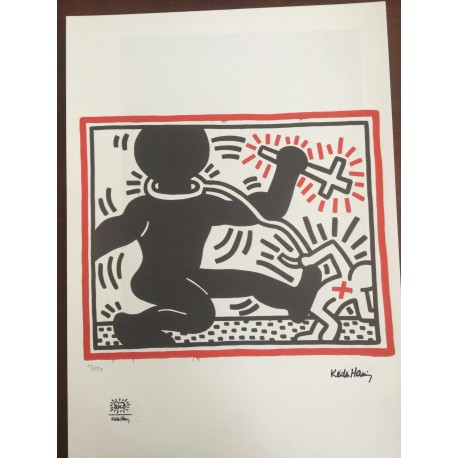 Keith Haring  Litografia 50x70 cm  con certificato