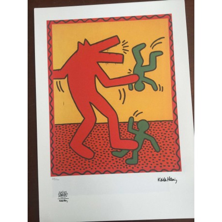 Keith Haring  Litografia 50x70 cm  con certificato