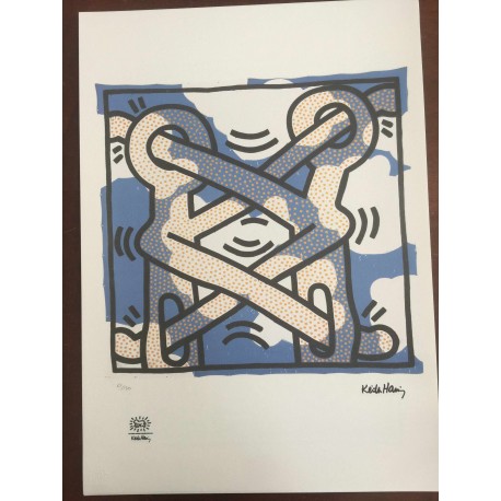 Keith Haring  Litografia 50x70 cm  con certificato