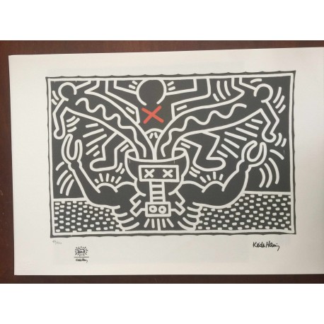 Keith Haring  Litografia 50x70 cm  con certificato