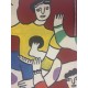 Fernand Leger litografia bfk 50x65 cm con certificato