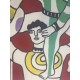 Fernand Leger litografia bfk 50x65 cm con certificato