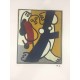 Fernand Leger litografia bfk 50x65 cm con certificato