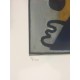 Fernand Leger litografia bfk 50x65 cm con certificato