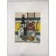 Fernand Leger litografia bfk 50x65 cm con certificato