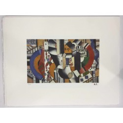 Fernand Leger litografia bfk 50x65 cm con certificato