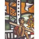 Fernand Leger litografia bfk 50x65 cm con certificato