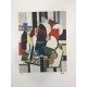 Fernand Leger litografia bfk 50x65 cm con certificato