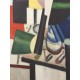 Fernand Leger litografia bfk 50x65 cm con certificato