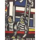 Fernand Leger litografia bfk 50x65 cm con certificato