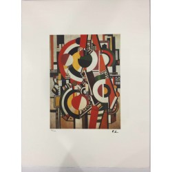 Fernand Leger litografia bfk 50x65 cm con certificato