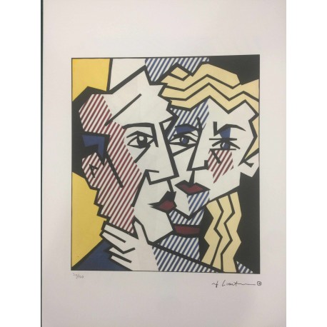 Roy Lichtenstein litografia cm 35x50 timbro STYRIA - Castelli Graphics