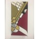 Roy Lichtenstein litografia cm 35x50 timbro STYRIA - Castelli Graphics