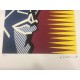 Roy Lichtenstein litografia cm 35x50 timbro STYRIA - Castelli Graphics