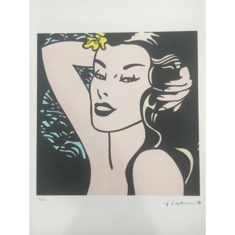 Roy Lichtenstein litografia cm 35x50 timbro STYRIA - Castelli Graphics