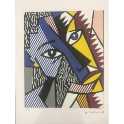 Roy Lichtenstein litografia cm 35x50 timbro STYRIA - Castelli Graphics