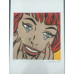 Roy Lichtenstein litografia cm 35x50 timbro STYRIA - Castelli Graphics