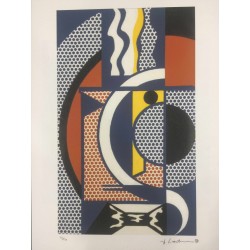 Roy Lichtenstein litografia cm 35x50 timbro STYRIA - Castelli Graphics