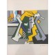 Roy Lichtenstein litografia cm 35x50 timbro STYRIA - Castelli Graphics