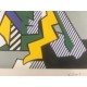 Roy Lichtenstein litografia cm 35x50 timbro STYRIA - Castelli Graphics