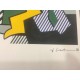 Roy Lichtenstein litografia cm 35x50 timbro STYRIA - Castelli Graphics