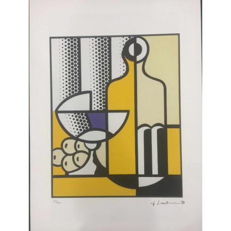 Roy Lichtenstein litografia cm 35x50 timbro STYRIA - Castelli Graphics