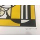 Roy Lichtenstein litografia cm 35x50 timbro STYRIA - Castelli Graphics