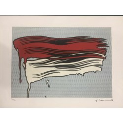 Roy Lichtenstein litografia cm 35x50 timbro STYRIA - Castelli Graphics