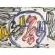 Roy Lichtenstein litografia cm 35x50 timbro STYRIA - Castelli Graphics