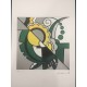 Roy Lichtenstein litografia cm 35x50 timbro STYRIA - Castelli Graphics