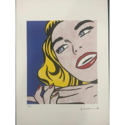 Roy Lichtenstein litografia cm 35x50 timbro STYRIA - Castelli Graphics