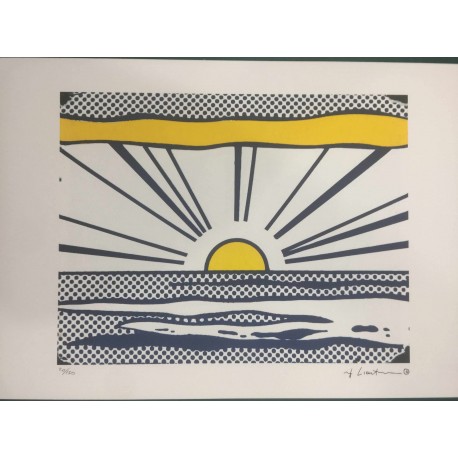 Roy Lichtenstein litografia cm 35x50 timbro STYRIA - Castelli Graphics