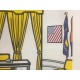 Roy Lichtenstein litografia cm 35x50 timbro STYRIA - Castelli Graphics