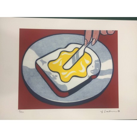 Roy Lichtenstein litografia cm 35x50 timbro STYRIA - Castelli Graphics