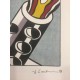 Roy Lichtenstein litografia cm 35x50 timbro STYRIA - Castelli Graphics