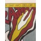 Roy Lichtenstein litografia cm 35x50 timbro STYRIA - Castelli Graphics