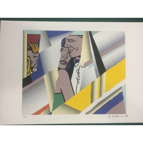 Roy Lichtenstein litografia cm 35x50 timbro STYRIA - Castelli Graphics