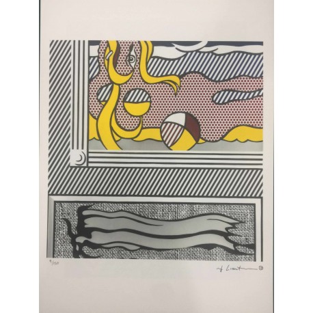 Roy Lichtenstein litografia cm 35x50 timbro STYRIA - Castelli Graphics