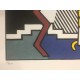 Roy Lichtenstein litografia cm 35x50 timbro STYRIA - Castelli Graphics