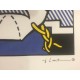 Roy Lichtenstein litografia cm 35x50 timbro STYRIA - Castelli Graphics