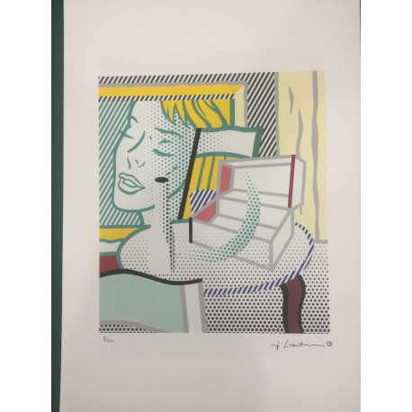 Roy Lichtenstein litografia cm 35x50 timbro STYRIA - Castelli Graphics