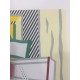 Roy Lichtenstein litografia cm 35x50 timbro STYRIA - Castelli Graphics